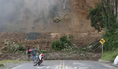 Los graves deslizamientos y derrumbes en Rosas, Cauca.