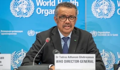 Director general de la OMS, Tedros Adhanom Ghebreyesus.