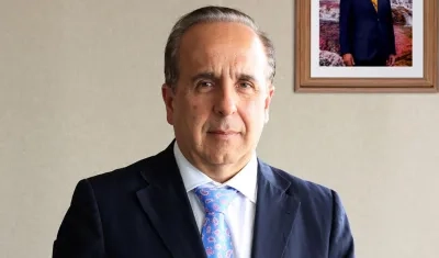 El Ministro de Transporte, Guillermo Reyes.