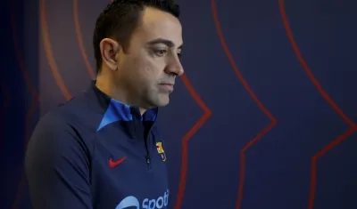 El entrenador del Barcelona, Xavi Hernández.