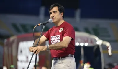 César Camargo, presidente del Deportes Tolima. 