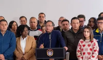 Presidente Gustavo Petro y equipo de Gobierno.