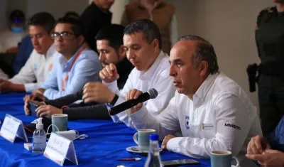 El Ministro de Transporte, Guillermo Reyes.