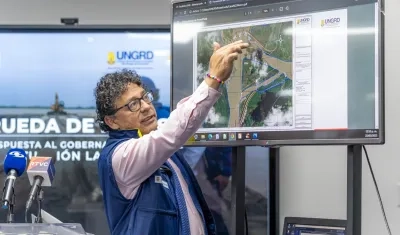Javier Pava, director de la Unidad Nacional para la Gestión del Riesgo de Desastres, explica el nuevo cronograma para La Mojana.