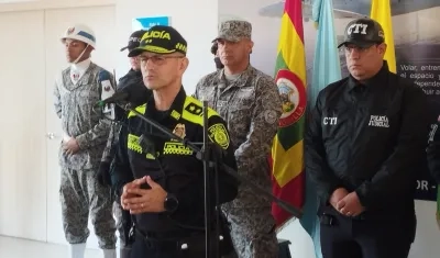 Comandante de la Policía, General Jorge Urquijo 