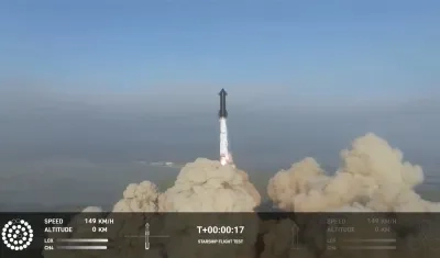El cohete Starship, de la empresa Space X, es el más grande del mundo