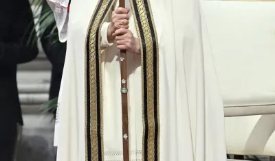 El papa Francisco en la misa Crismal de este Jueves Santo