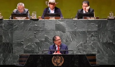 El Presidente Gustavo Petro interviene en el Foro Permanente para las Cuestiones Indígenas de Naciones Unidas.