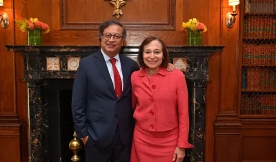 El Presidente Gustavo Petro se reunió este lunes con Susan Segal, presidenta y CEO del Americas Society/Council of the Americas