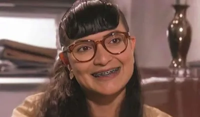 Beatriz Pinzón, personaje de la telenovela 'Yo soy Betty la fea'.
