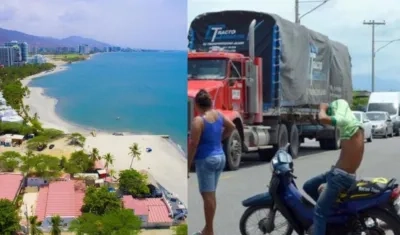 Los bloqueos en la Troncal del Caribe afecta notablemente el turismo en Santa Marta. 