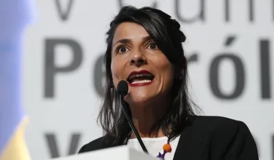  Ministra de Minas y Energía, Irene Vélez.