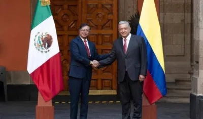 Los presidentes Gustavo Petro y Andrés Manuel López Obrador, señalados por el Gobierno de Perú.