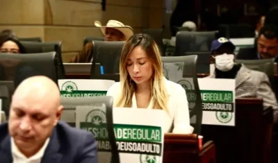 El proyecto que despenaliza la comercialización y uso del cannabis recreativo en Colombia fue aprobado este martes en sexto debate en la Cámara de Representantes