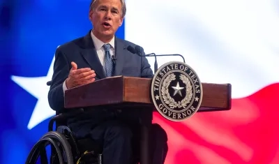 El Gobernador de Texas, Greg Abbott.