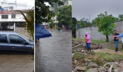 Emergencias por lluvias en Santa Marta