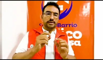 Jorge Bernal, secretario de Salud de Santa Marta. 