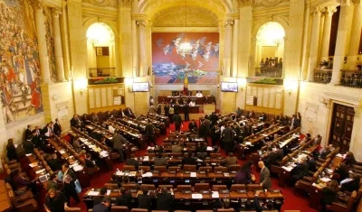 Sesión del Congreso, imagen de referencia.