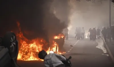 Las protestas se han extendido a varias ciudades de Francia. 