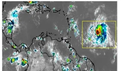 Paso de la tormenta Bret por La Guajira.