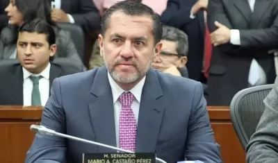 Senador Mario Castaño, expulsado del Partido Liberal por corrupto.