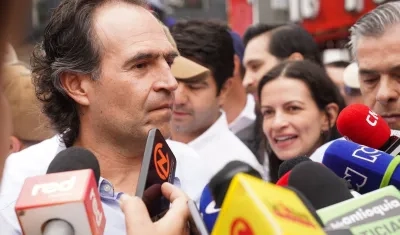 El candidato a la Alcaldía de Medellín, 'Fico' Gutiérrez.