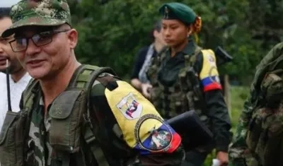 'Iván Mordisco' jefe de disidencias de las FARC.
