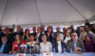 Bancada del Pacto Histórico, partido de Gobierno.