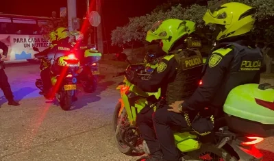 Operativos de la Policía Metropolitana de Cartagena