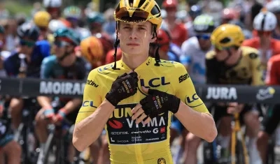 Jonas Vingegaard, bicampeón del Tour de Francia. 