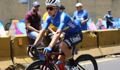 Miguel Ángel López corre actualmente para el Team Medellín. 