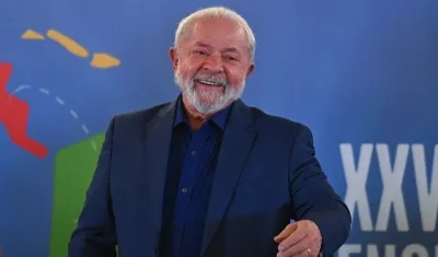 Luiz Inácio Lula da Silva, presidente de Brasil. 