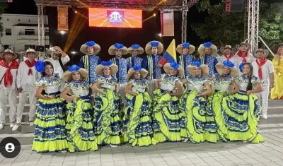 Uno de los 20 grupos de danza que se presentarán en la Plaza de Galapa