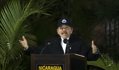 Daniel Ortega, presidente de Nicaragua. 