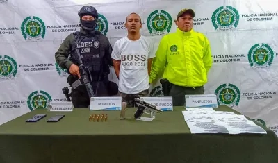 Carlos Mario Barrios, alias 'Chote', capturado.
