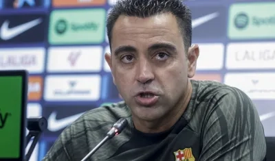 Xavi Hernández, entrenador del Barcelona. 