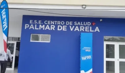 El herido fue llevado al centro de salud de Palmar de Varela. 