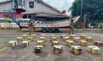 Incautan 619 kilos de cocaína en Valle del Cauca