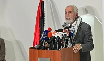 Raulf Almalki, embajador de Palestina en Colombia. 