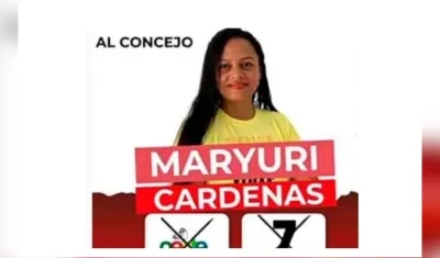 Maryuri Cárdenas, candidata al Concejo de Mutatá, asesinada este jueves.