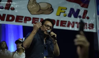 Fernando Villavicencio, candidato presidencial asesinado en Ecuador. 