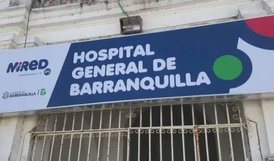 Hospital General de Barranquilla, a donde fue llevada la víctima. 