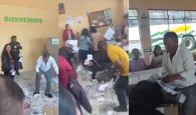 En Ricaurte, Nariño destruyen material de votación.