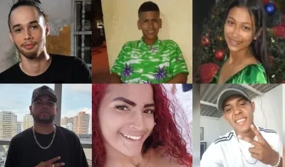 Varios de los rostros de las personas asesinadas en el mes de noviembre en diferentes circunstancias. 