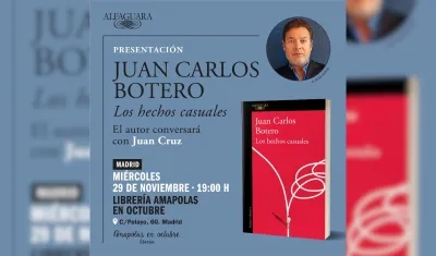 'Los hechos causales' la novela de Juan Carlos Botero.