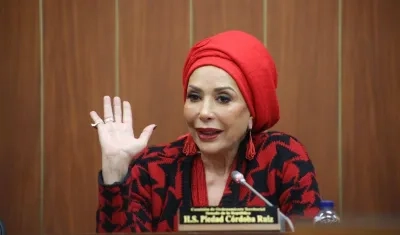 La senadora Piedad Córdoba.