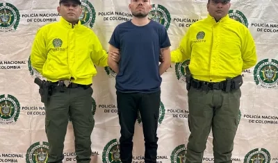 Elio Enrique Bracho Briceño, capturado por la Policía.