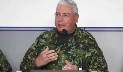 General Helder Giraldo Bonilla, Comandante de las Fuerzas Militares.