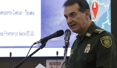 General William Salamanca, Director de la Policía Nacional. 