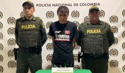 Oscar Dubán Niño Caballero, capturado.